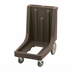 Thumbnail image #2 for Cambro Camdolly Open Frame Transport Dolly with Handle and Big Rear Wheels, Dark Brown, 350 lb Capacity