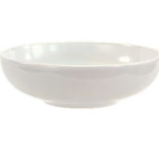 Thumbnail image #1 for Crestware Alpine White AL38 Ceramic Footed Nappie Bowl, 42 oz, 9-inch Round