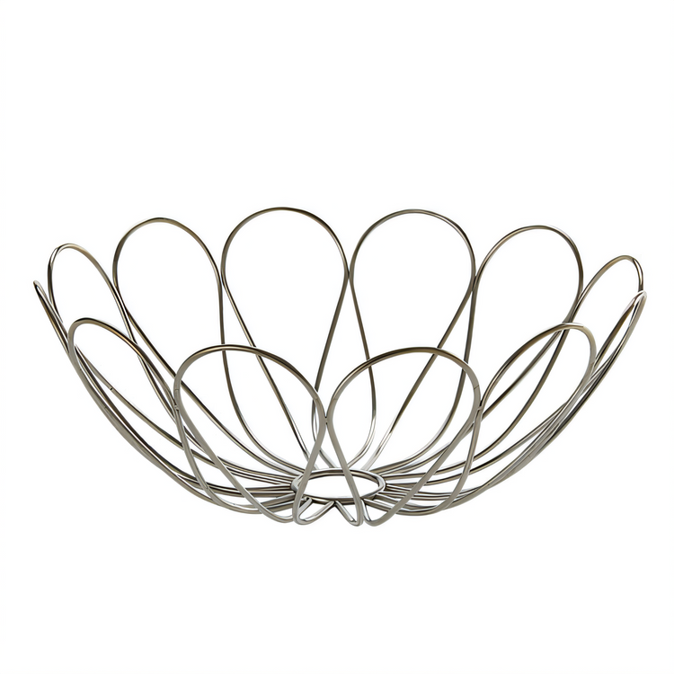 Product image #1 for American Metalcraft Bloom Round Stainless Steel Serving Basket, 11 Inch