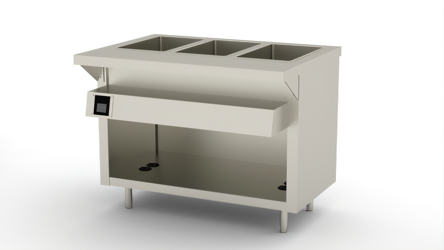 Product image #1 for Thurmaduke EW-4-DLPG Deluxe 4-Well Electric Waterless Hot Food Table