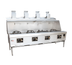 Thumbnail image #1 for MasterRange Four-Chamber Gas Wok Range with Flue Risers
