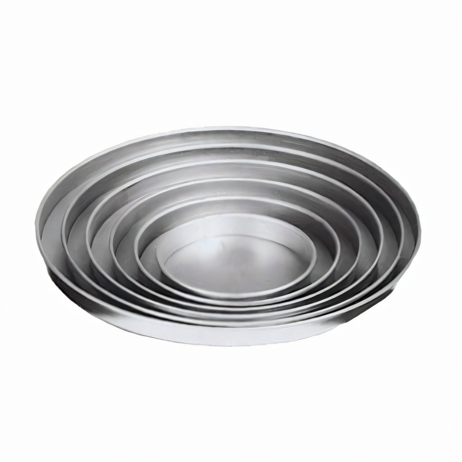 Product image #1 for American Metalcraft 7-Inch Inside Diameter Straight-Sided Solid 18-Gauge Aluminum Pizza Pan