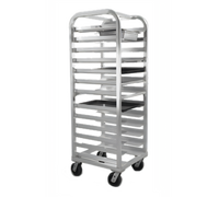 Eagle Lifetime Series Heavy-Duty Stepped-Angle Roll-In Refrigerator Rack, 25 x 26 x 64 Inch, 3-Inch Slide Centers