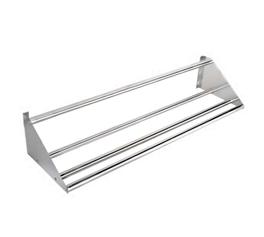Product image #1 for Serv-Ware 22-Inch Wall-Mounted Tubular Slant Rack for Dish Tables