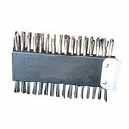 Thumbnail image #1 for American Metalcraft 1423 31-Inch Stainless Steel Broiler Brush with Tempered Scraper and Dual-Stiffness Bristles Case of 6