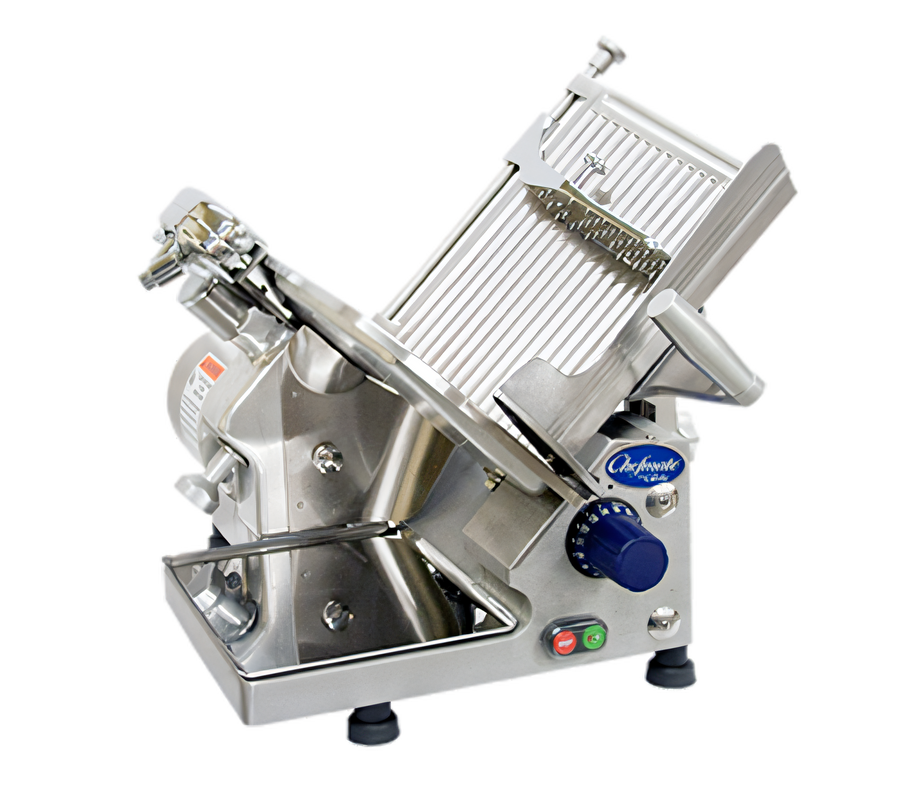 Product image #1 for Chefmate™ Medium Duty Compact Manual Food Slicer, 12-Inch Knife, Gear-Driven, 115V