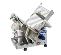 Chefmate™ Medium Duty Compact Manual Food Slicer, 12-Inch Knife, Gear-Driven, 115V
