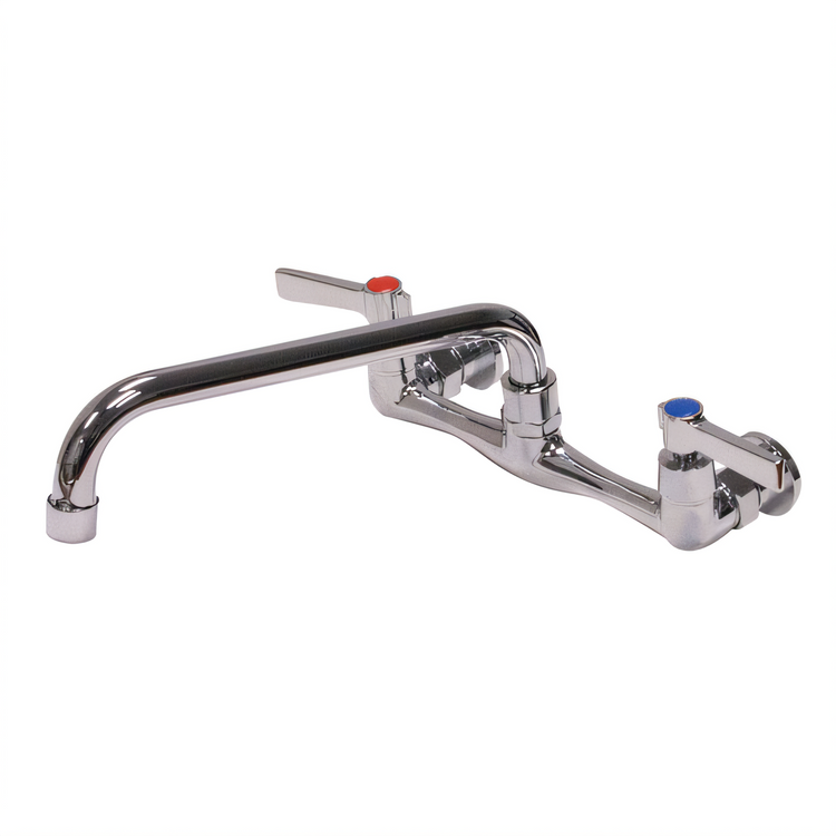 Product image #1 for Advance Tabco K-1 12-Inch Swing Spout Splash Mount Faucet, 8-Inch O.C.