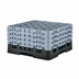 Thumbnail image #2 for Cambro Camrack® Full Size Low Profile 25-Compartment Glass Rack with 4 Soft Gray Extenders
