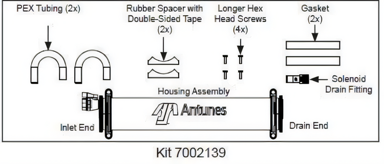 Product image #1 for Antunes VZN Ultrafilter Housing Retrofit Kit for VZN-421H Series