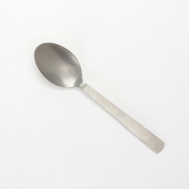 Product image #1 for American Metalcraft 10-Inch Solid Hammered Serving Spoon, 18/0 Stainless Steel, Vintage Finish