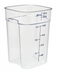 Thumbnail image #1 for Cambro CamSquare FreshPro 22 Qt Clear Polycarbonate Square Food Storage Container