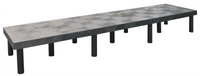 Quantum Polymer Solid Dunnage Rack, 1800 lb. Capacity, Polyethylene