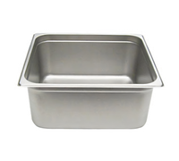 NestWell Quarter-Size 6-Inch Deep 24-Gauge Solid Stainless Steel Steam Table Pan