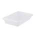 Thumbnail image #1 for Winco Half-Size White Polypropylene Food Storage Box, 1.75 Gallon, 3-Inch Deep