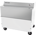 Thumbnail image #1 for 49-Inch Forced Air Single Access School Milk Cooler with White Exterior and Stainless Interior