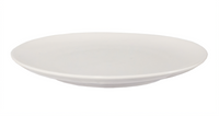 Semplice 12 Inch Round Pearl White Coupe Plate