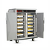Thumbnail image #1 for FWE PST-20 Mobile Double-Compartment Heated Holding Cabinet, 20 Pan Capacity