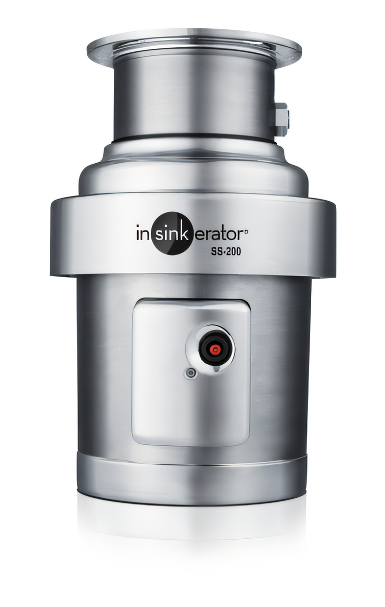 Product image #1 for 2 HP Commercial Trough-Mount Food Waste Disposer Package with 6-5/8-Inch Inlet and #6 Collar Adaptor