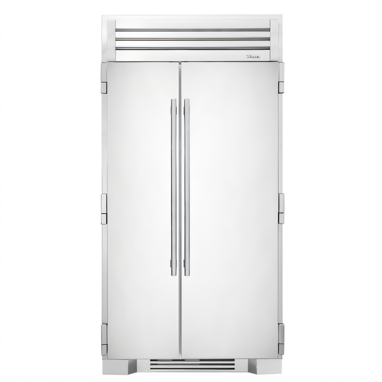Product image #1 for True Residential 42-Inch Two-Section Side-by-Side Upright Refrigerator/Freezer with Solid Stainless Steel Doors and Built-In Ice Maker
