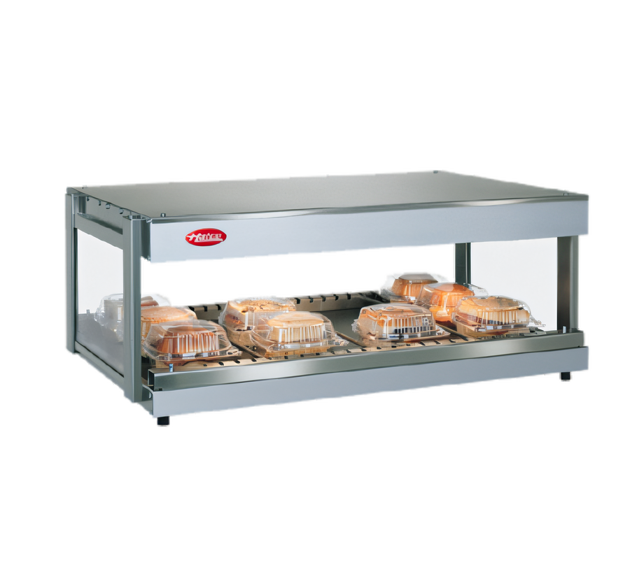 Product image #1 for Hatco Glo-Ray 36-Inch Countertop Horizontal Single-Shelf Pass-Thru Merchandising Warmer