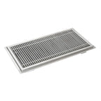 Thumbnail image #1 for John Boos FTSG-1296 Stainless Steel Floor Trough with Subway-Style Grating, 96 x 12 x 4 Inches