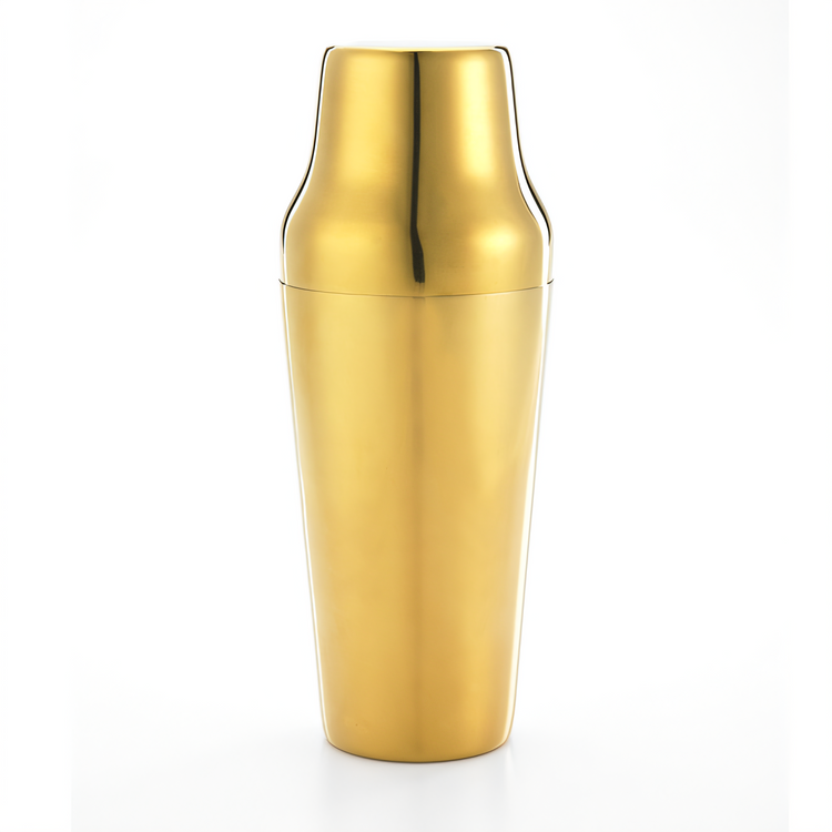 Product image #1 for Barfly Parisienne 2-Piece 24 oz Gold Plated Stainless Steel Cocktail Shaker Set