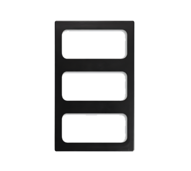 Product image #1 for Miramar Contemporary 3-Pan Template for 40004 Decorative Pans, Grey Granite