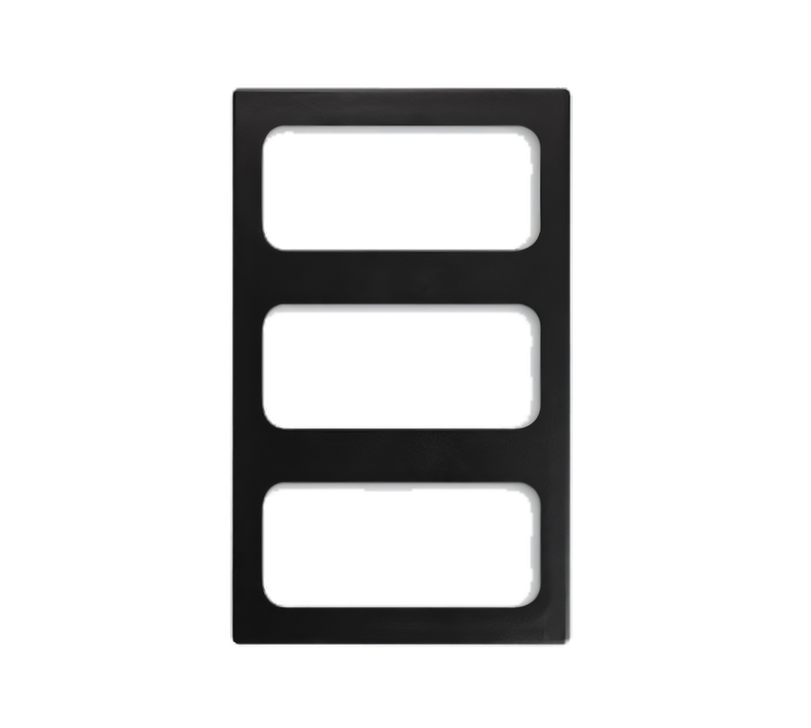Product image #1 for Miramar Contemporary 3-Pan Template for 40004 Decorative Pans, Grey Granite