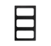 Thumbnail image #1 for Miramar Contemporary 3-Pan Template for 40004 Decorative Pans, Grey Granite