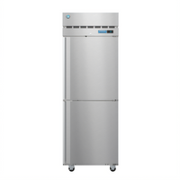 Hoshizaki Steelheart One-Section Reach-In Refrigerator with Half-Height Solid Left-Hinged Doors, 23.1 Cu. Ft.
