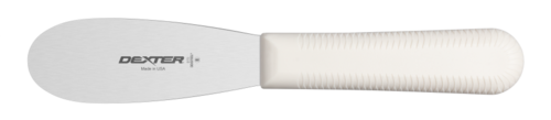 Product image #2 for Dexter Russell Sani-Safe 3-1/2 Inch Sandwich Spreader with White Polypropylene Handle