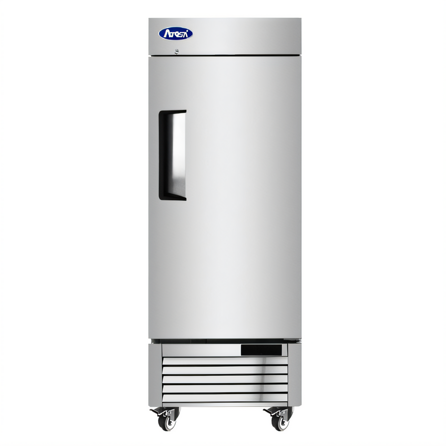 Product image #1 for Atosa 24-Inch One-Section Bottom-Mount Reach-In Freezer, 8.3 Cu. Ft., Stainless Steel, Solid Door