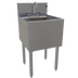 Thumbnail image #1 for Glastender 18-Inch Underbar Wet Waste Sink Unit with Deck-Mount Gooseneck Faucet