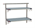 Thumbnail image #1 for Metro SmartWall Life Two-Shelf Wall-Mounted Stainless Steel Shelving Starter Unit