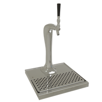 Glastender Cobra 1-Faucet Countertop Draft Dispensing Tower, Air-Cooled, Mirror Finish
