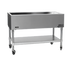 Thumbnail image #1 for Eagle Group 4-Pan Portable Ice-Cooled Mobile Serving Counter, Open Base