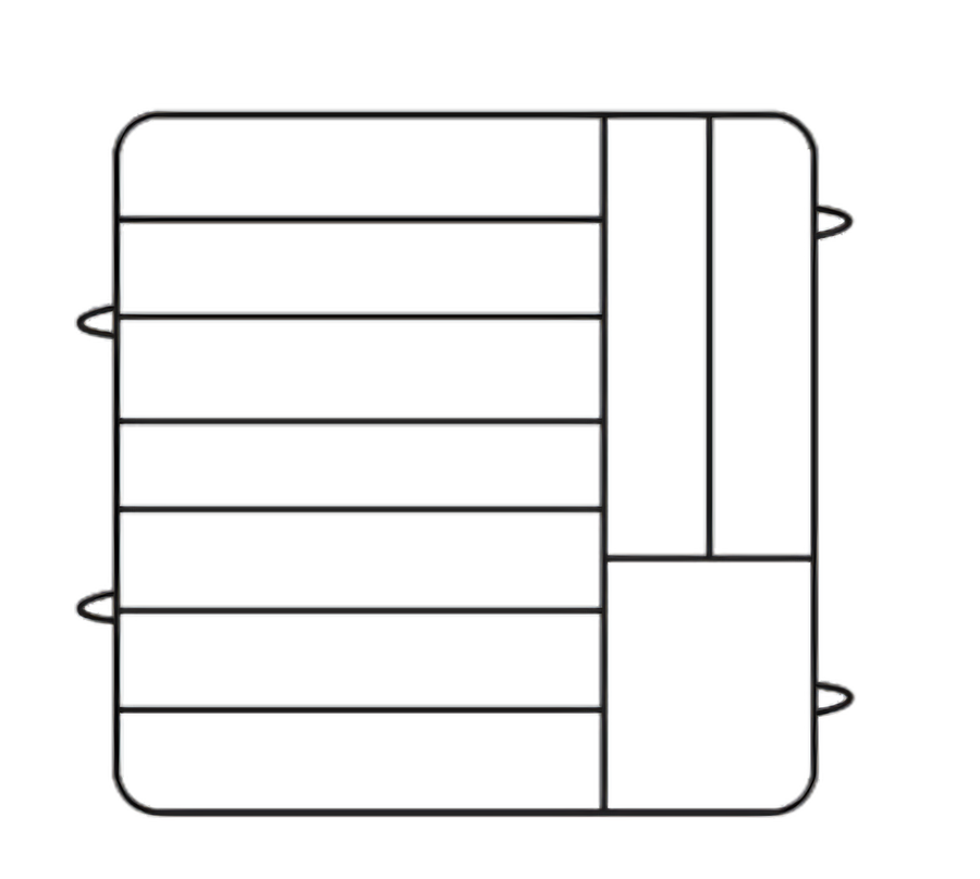 Product image #1 for Plate Crate® Adjustable Dishwasher Rack for 11-1/4 to 12-1/2 Inch Plates, 9-Plate Capacity