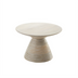 Thumbnail image #1 for American Metalcraft Hampton Collection Sun-Bleached Ribbed Round Wood Pedestal Riser