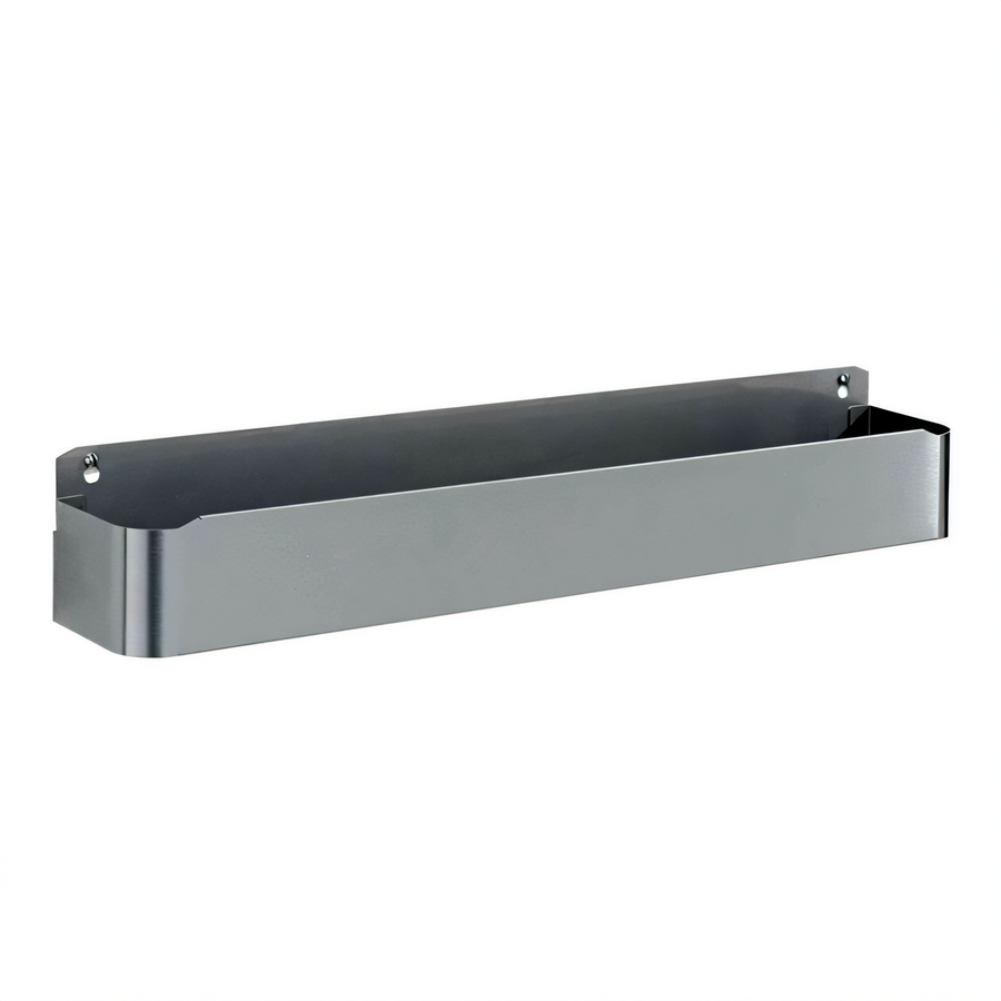 Product image #1 for Matfer Bourgeat Wall-Mounted Stainless Steel Bottle Shelf, 25-5/8 Inch x 4-1/8 Inch