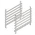 Thumbnail image #1 for RATIONAL Type 61 Hinging Rack with 6 Supporting Rails, 2-5/8 Inch Rail Spacing