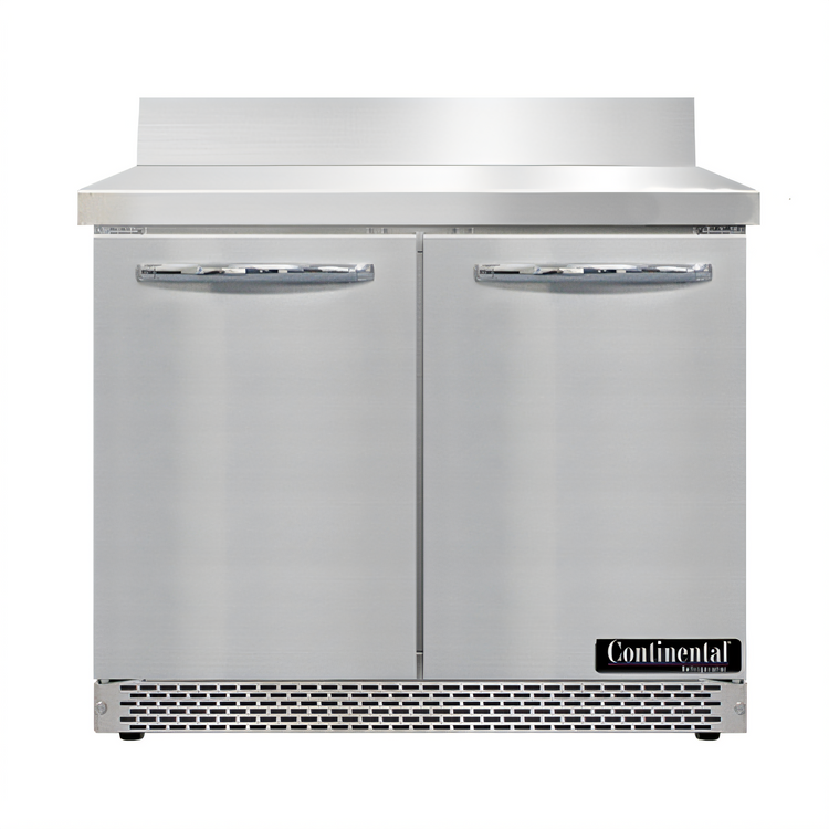 Product image #1 for Continental Refrigerator 36-Inch Front-Breathing Worktop Freezer with 2 Solid Doors and 10.3 Cu. Ft. Capacity