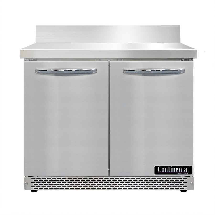 Product image #1 for Continental Refrigerator 36-Inch Front-Breathing Worktop Freezer with 2 Solid Doors and 10.3 Cu. Ft. Capacity