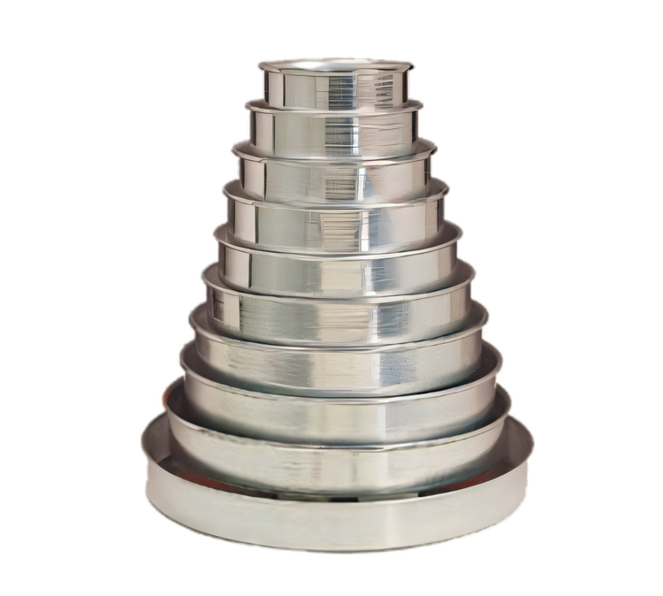 Product image #1 for American Metalcraft Heavy-Weight Round Straight-Sided Solid Aluminum Pizza Pan, 10 Inch ID x 2 Inch Deep