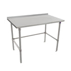 Thumbnail image #1 for John Boos Stallion ST6R1.5-3684SBW 84 x 36 Inch Stainless Steel Work Table, 16-Gauge 300 Series Top, Open Base, 1-1/2-Inch Rear Up-Turn