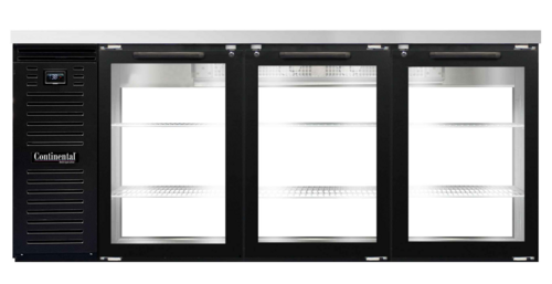 Product image #2 for Continental Refrigerator BB79NGDPT 79-Inch Six-Door Pass-Thru Refrigerated Back Bar Cooler