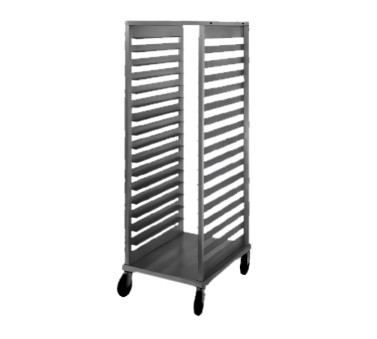 Product image #1 for NU-VU SB-2 Knock-Down Open-Side Aluminum Pan Rack, 17 Full-Size / 34 Half-Size Pan Capacity