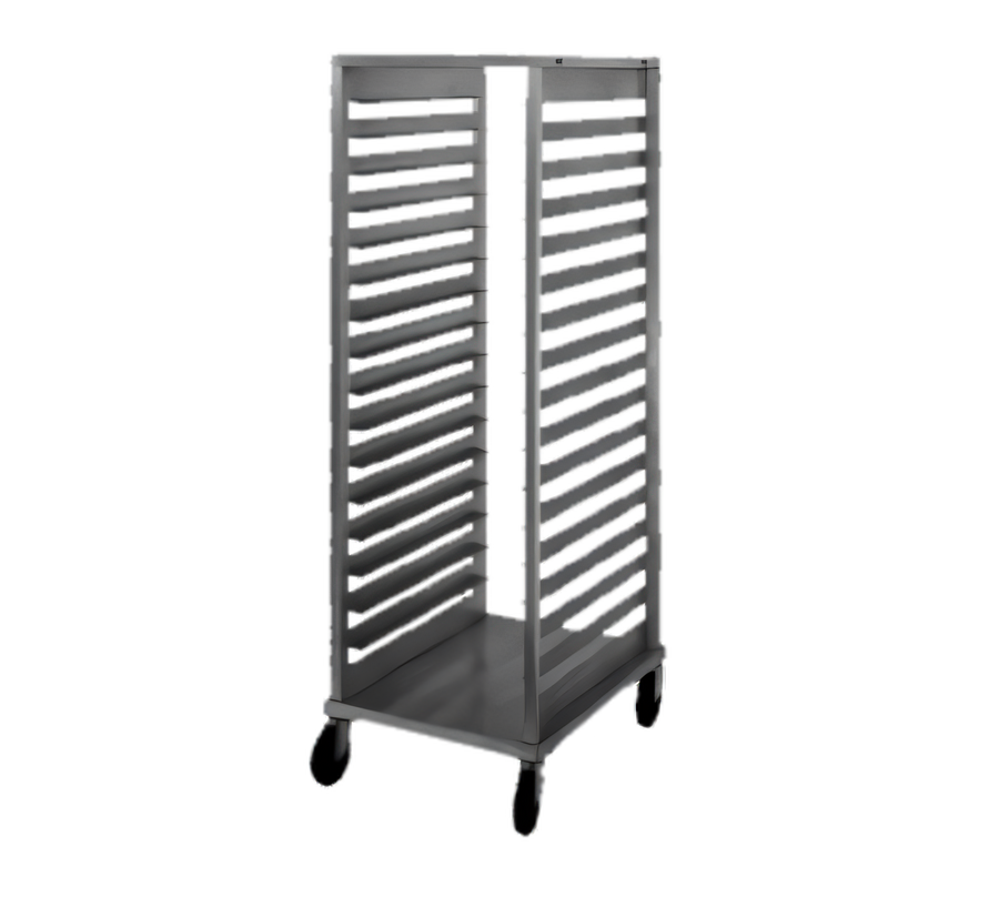 Product image #1 for NU-VU SB-2 Knock-Down Open-Side Aluminum Pan Rack, 17 Full-Size / 34 Half-Size Pan Capacity
