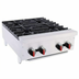 Thumbnail image #1 for BakeMax BAFA4M-24 24-Inch Natural Gas Countertop Hot Plate, 4-Burner