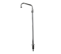 T&S Brass Elevated Deck-Mount Swing Nozzle Pot Filler with 18-Inch Nozzle